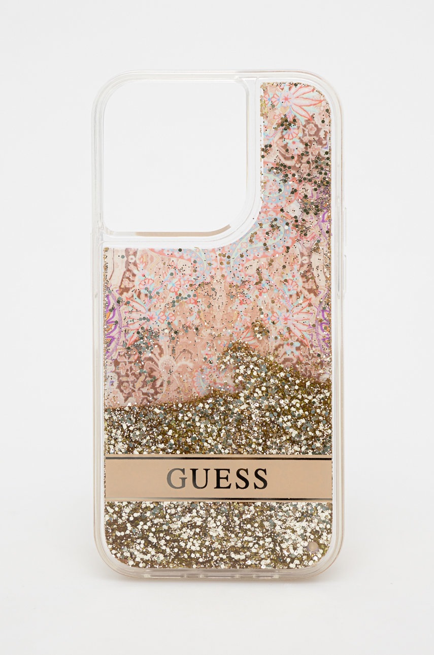 

Кейс за телефон Guess Iphone 14 Pro 6,1" в златисто, Злато