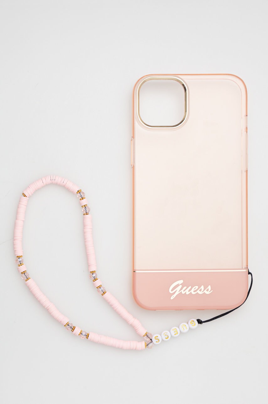 

Кейс за телефон Guess Iphone 14 Plus 6,7" в розово, Розов