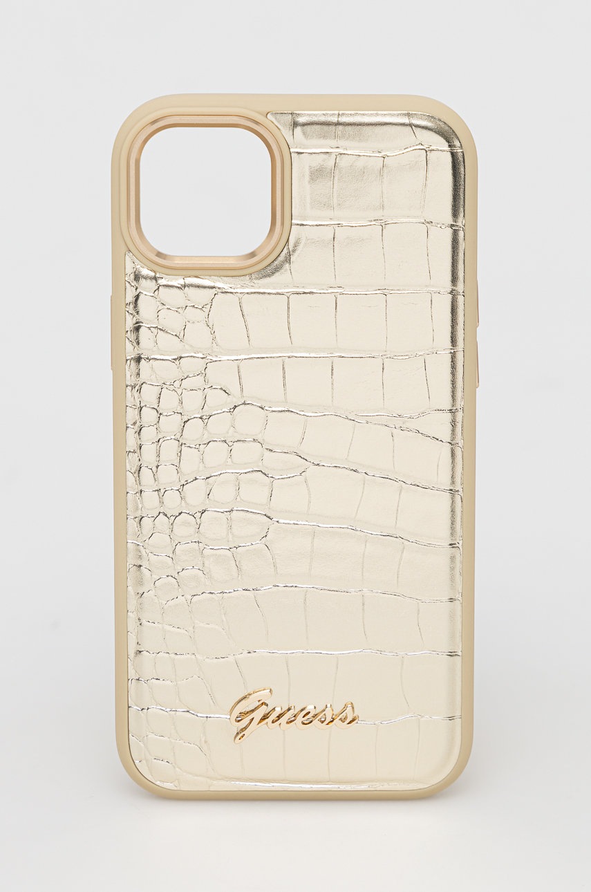 

Чохол на телефон Guess Iphone 14 Plus 6,7" колір золотий