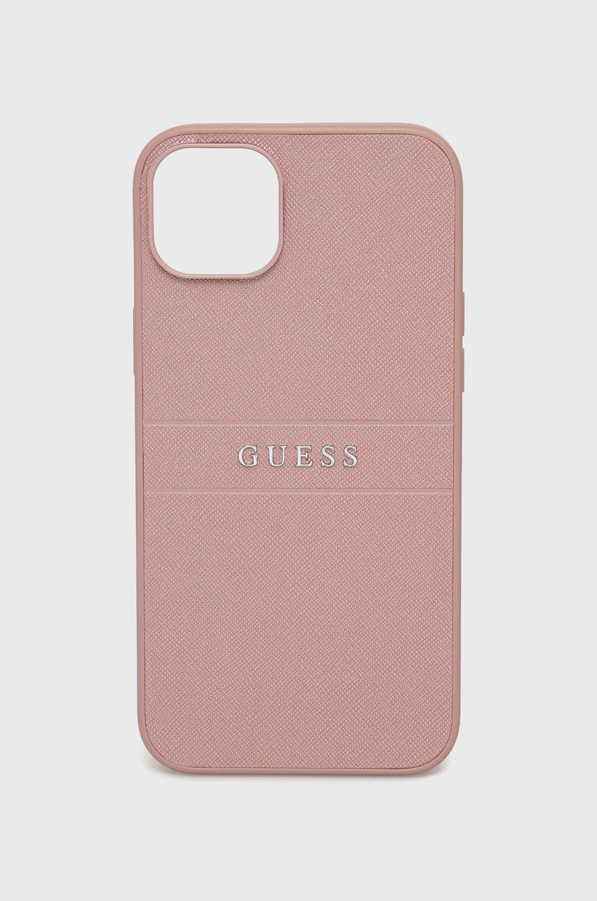 Obal na telefon Guess Iphone 14 Plus 6,7" růžová barva - růžová -  Umělá hmota