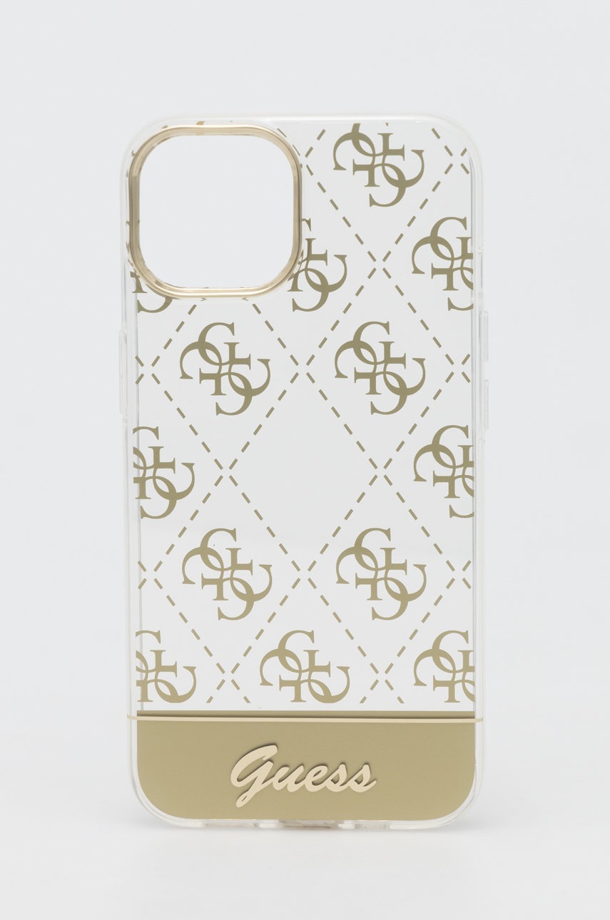 

Кейс за телефон Guess Iphone 14 6,1" в златисто, Злато