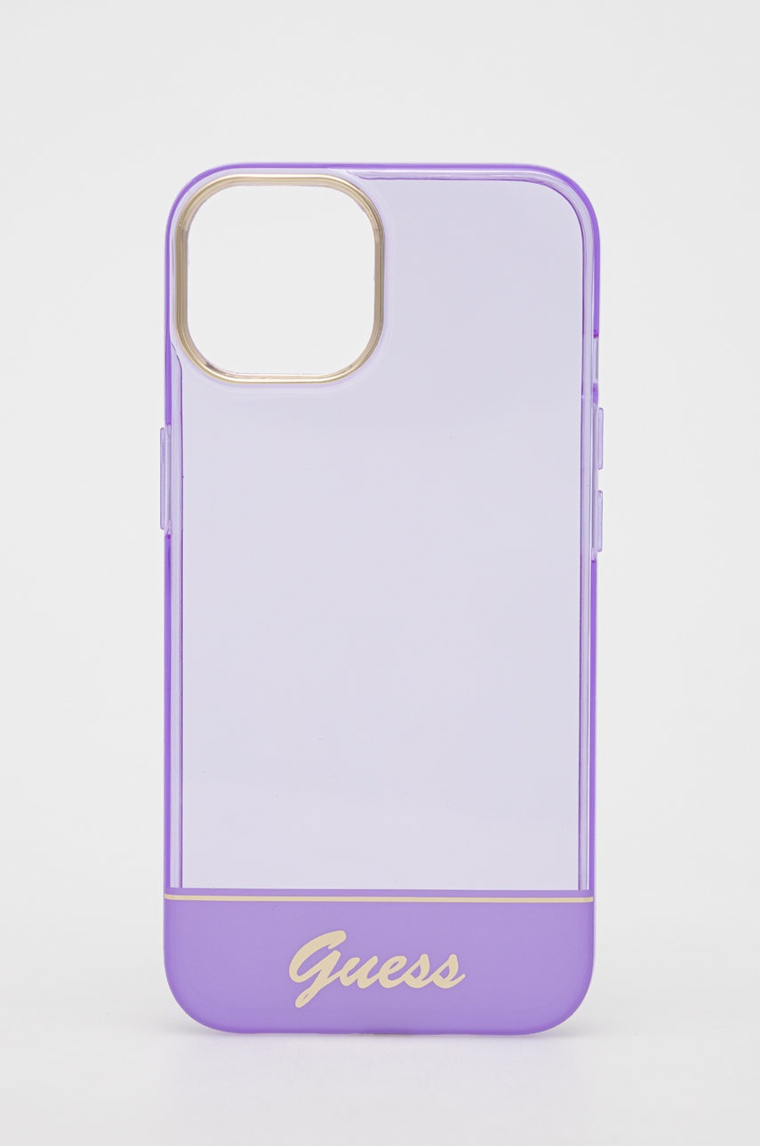 

Кейс за телефон Guess Iphone 14 6,1" в лилаво, Виолетов