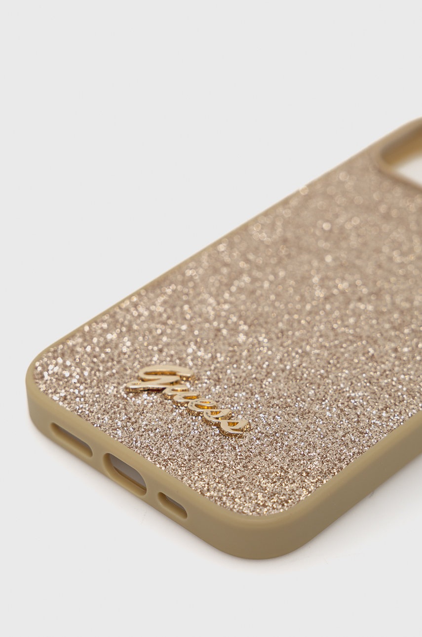 

Чохол на телефон Guess Iphone 14 6,1" колір золотий