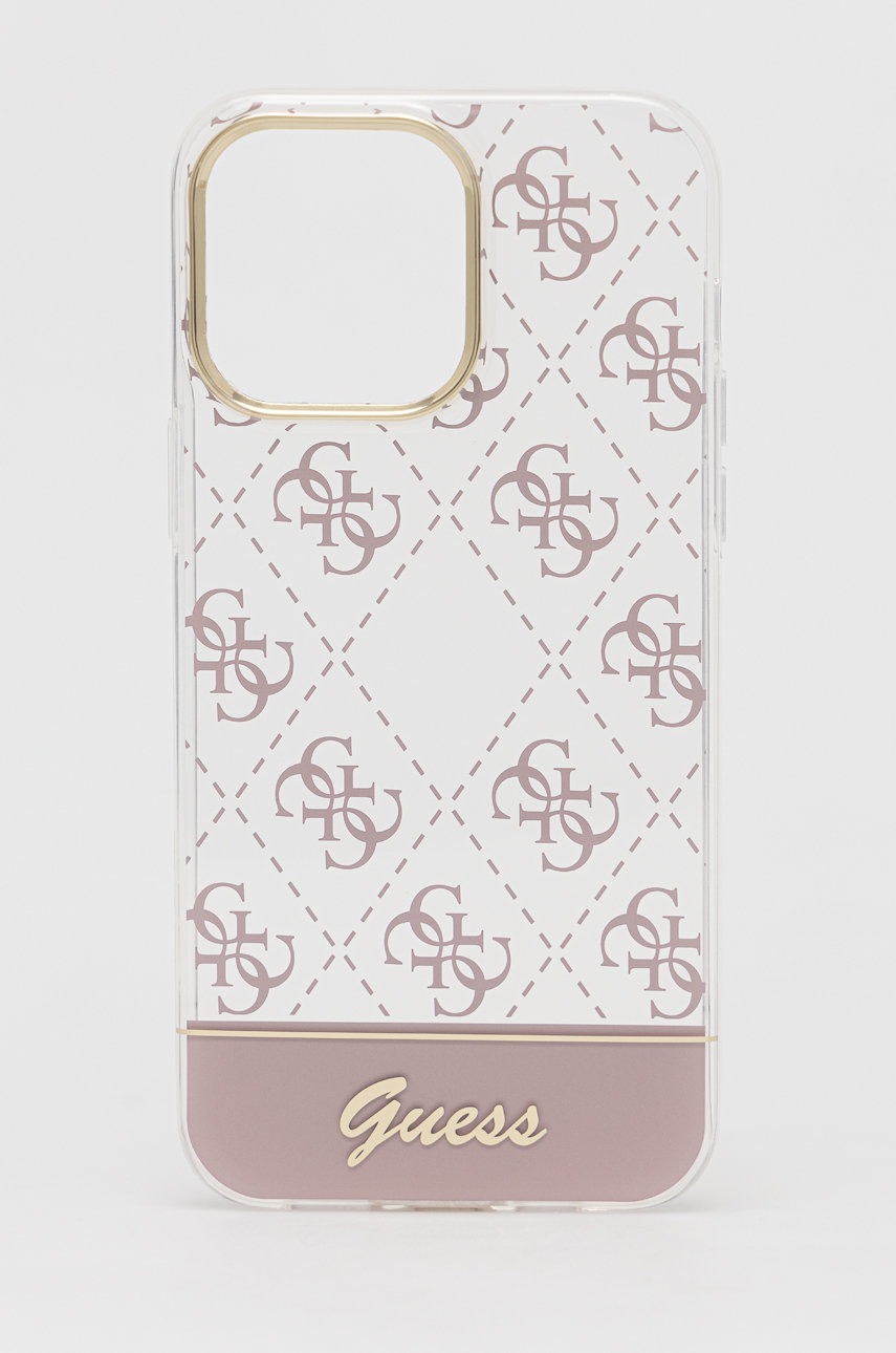 

Кейс за телефон Guess Iphone 14 Pro Max 6,7" в розово, Розов