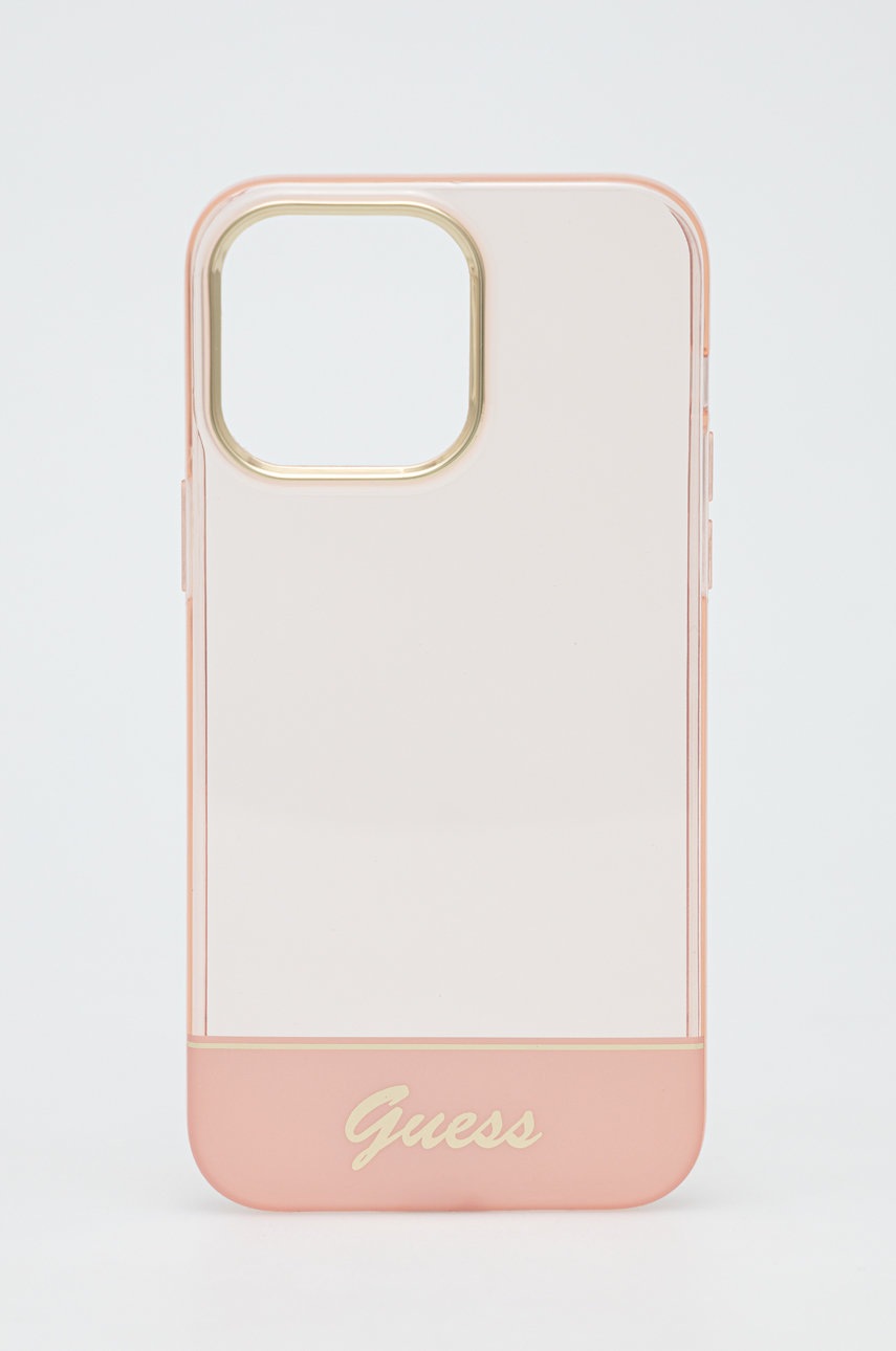 

Кейс за телефон Guess Iphone 14 Pro Max 6,7" в розово, Розов
