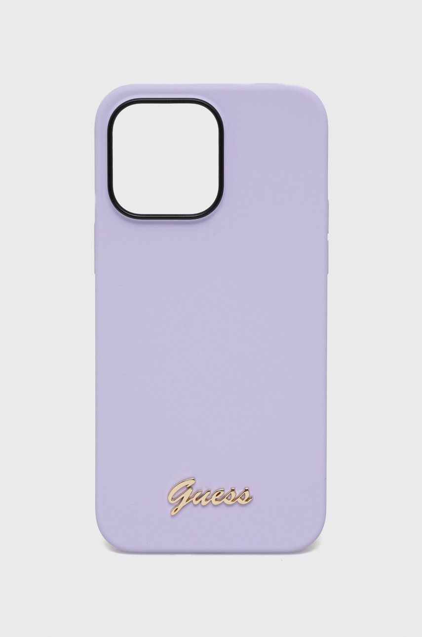 Levně Obal na telefon Guess Iphone 14 Pro Max 6,7" fialová barva