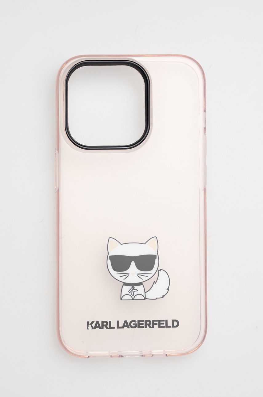 

Кейс за телефон Karl Lagerfeld Iphone 14 Pro 6,1" в розово, Розов