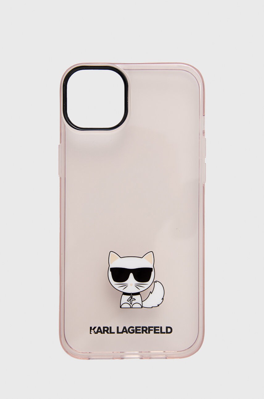 

Чохол на телефон Karl Lagerfeld Iphone 14 Plus 6,7" колір рожевий