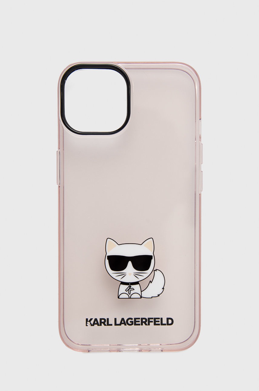 

Чехол на телефон Karl Lagerfeld Iphone 14 6,1" цвет розовый