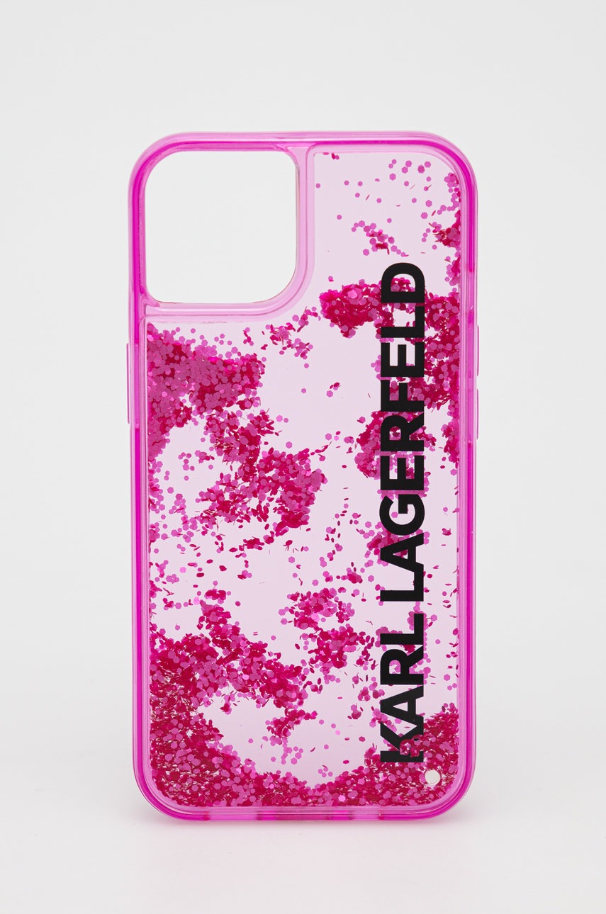 

Кейс за телефон Karl Lagerfeld Iphone 14 6,1" в розово, Розов