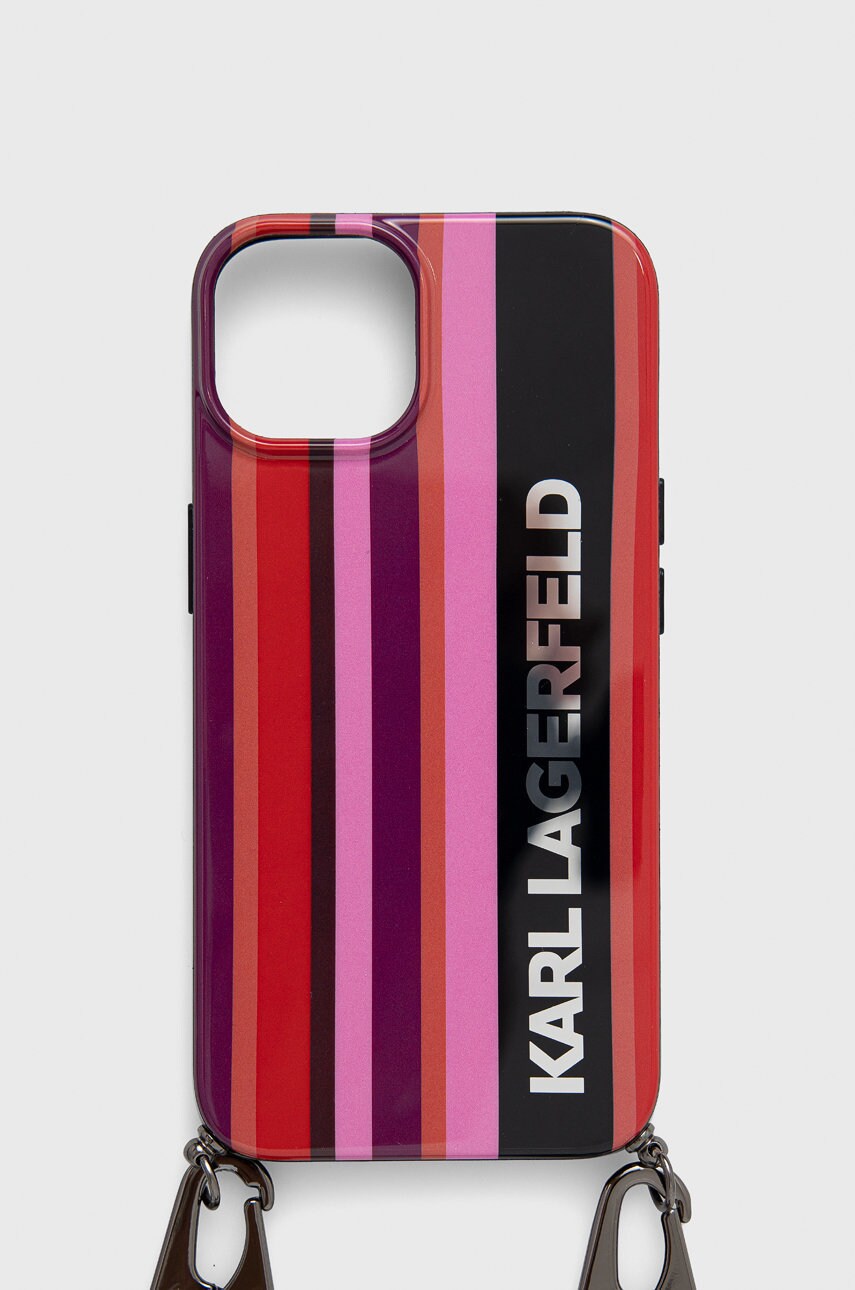 

Чохол на телефон Karl Lagerfeld Iphone 14 6,1" колір рожевий