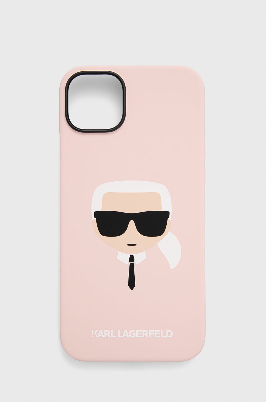 

Чехол на телефон Karl Lagerfeld Iphone 14 Plus 6,7" цвет розовый