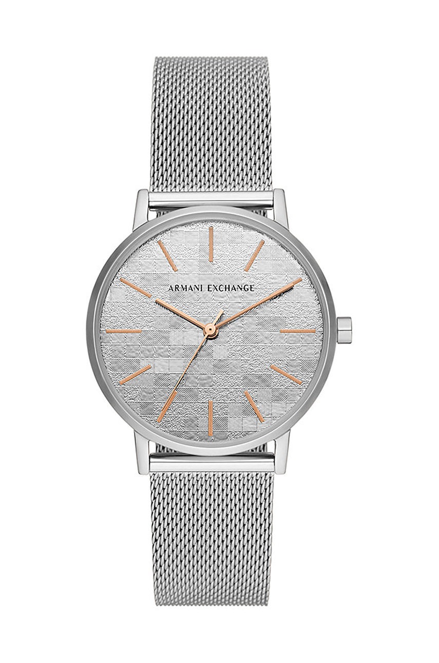 

Часовник Armani Exchange дамски в сребристо, Сребърен