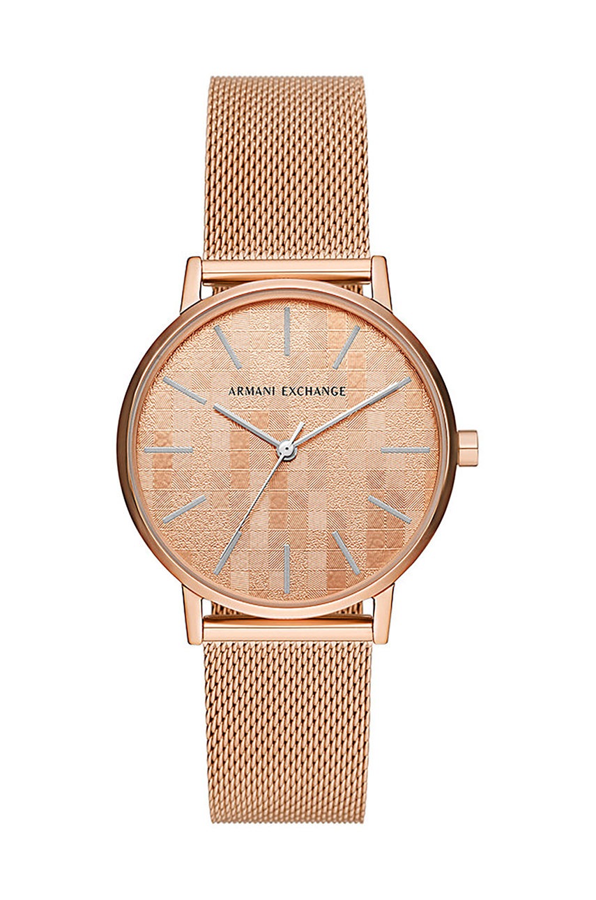 

Годинник Armani Exchange жіночий колір золотий
