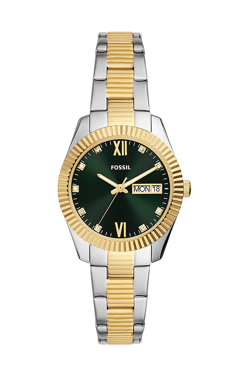 

Часовник Fossil дамски в сребристо, Сребърен