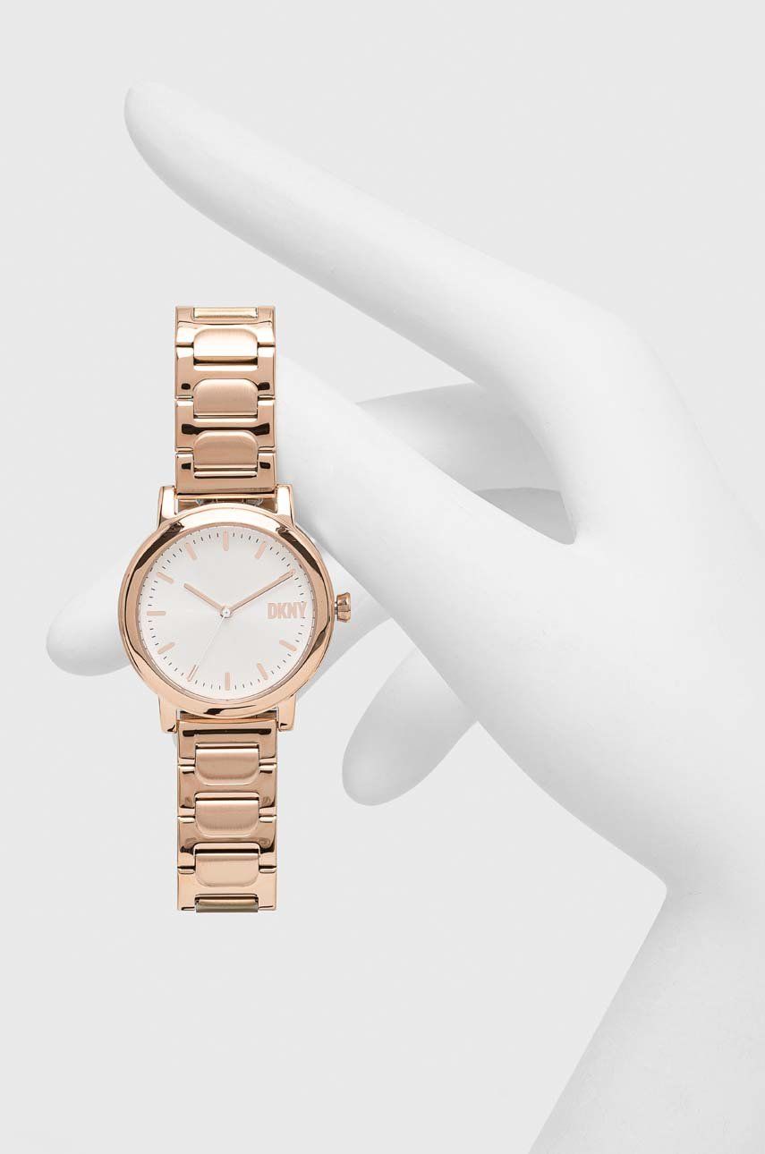 Dkny ceas femei, culoarea auriu Accesorii imagine 2022 crono24.ro