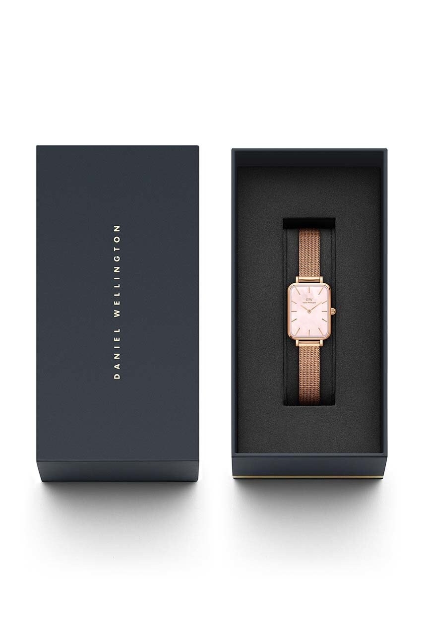 Hodinky Daniel Wellington Quadro 20x26 dámske, ružová farba