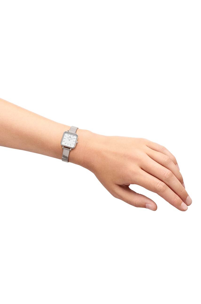 Ρολόι Daniel Wellington Quadro Studio χρώμα: ασημί φωτογραφία