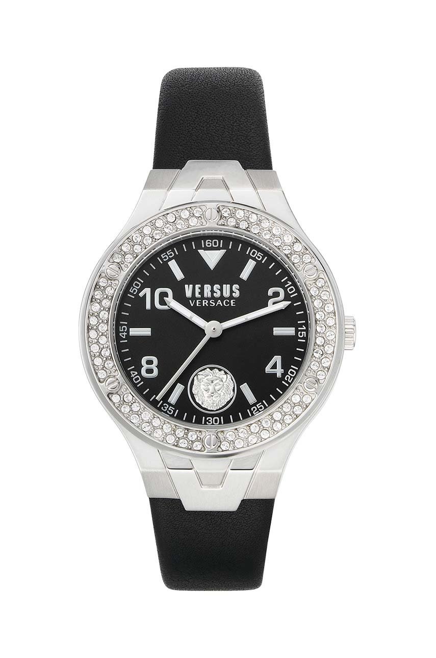 

Часовник Versus Versace дамски в черно, Черен