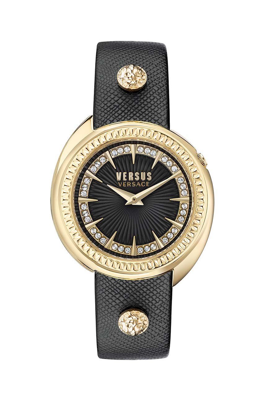 Versus Versace ceas femei, culoarea negru Accesorii