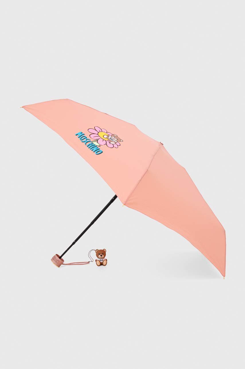 Dětský deštník Moschino růžová barva, 8252 SUPERMINIA