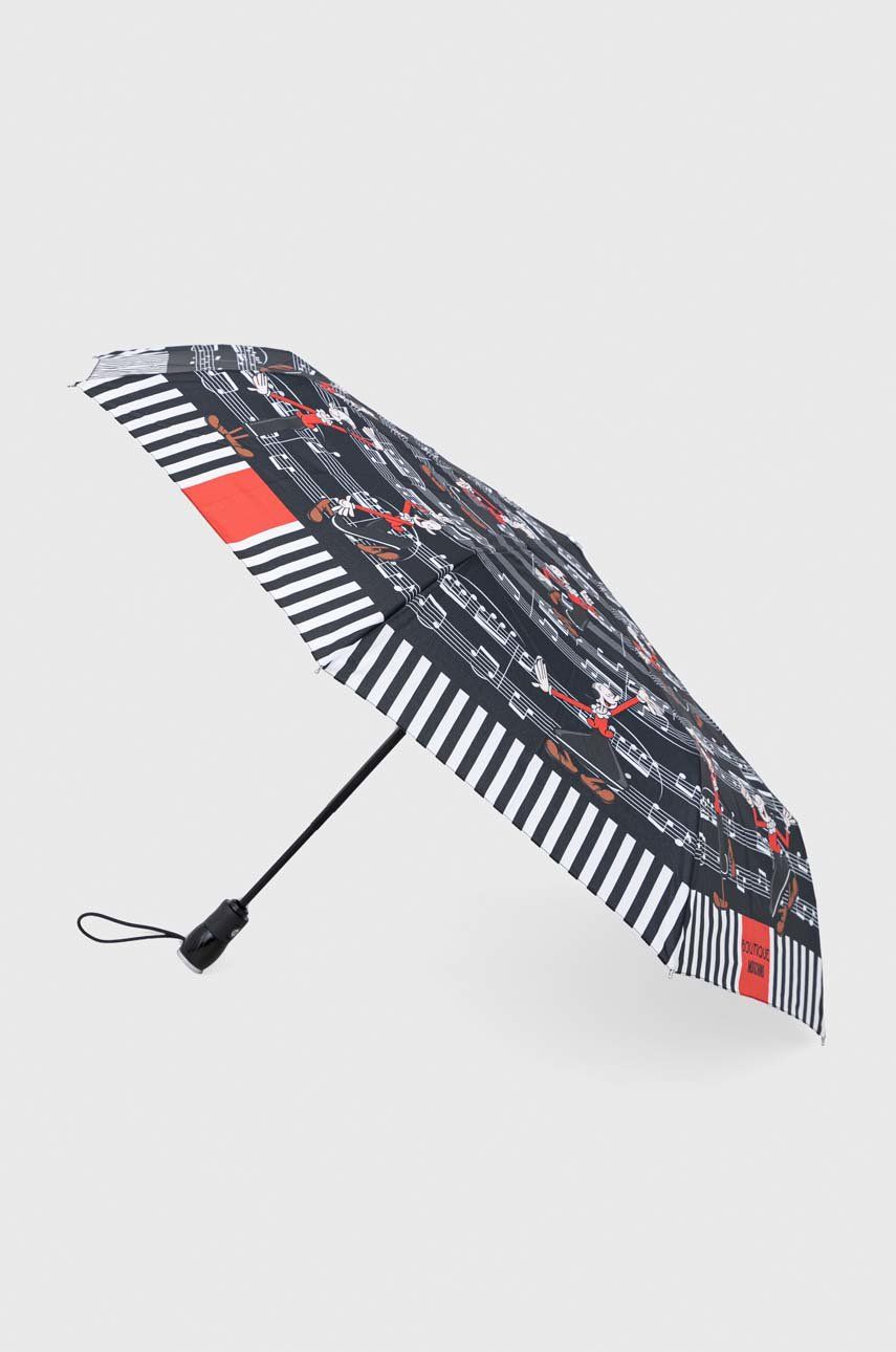 Levně Deštník Moschino černá barva, 7991