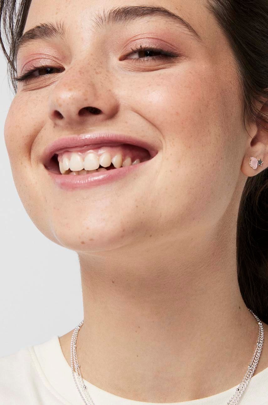 Ασημένια σκουλαρίκια Tous Color Color φωτογραφία