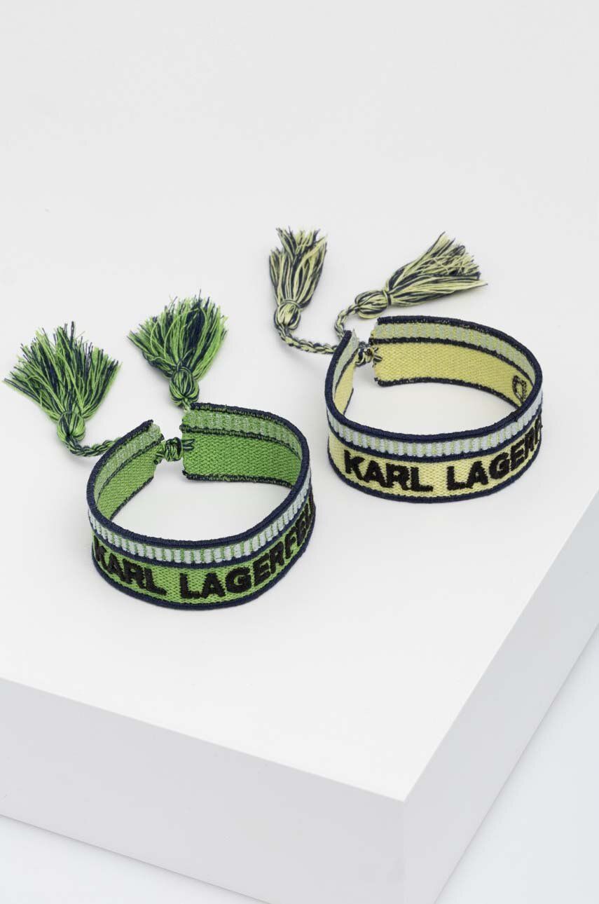 Náramek Karl Lagerfeld 2-pack - vícebarevná -  Polyester