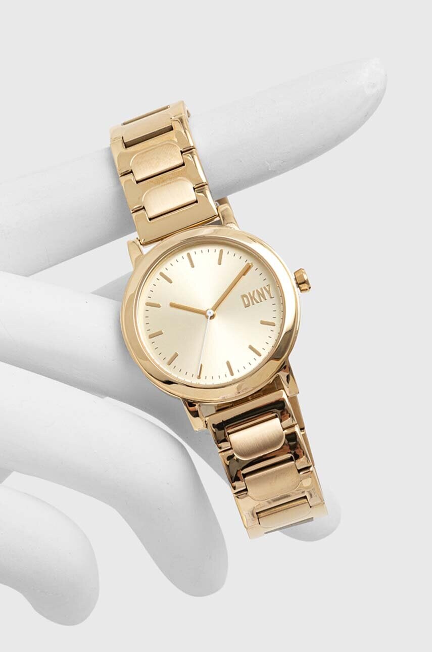 Hodinky Dkny NY6651 zlatá barva