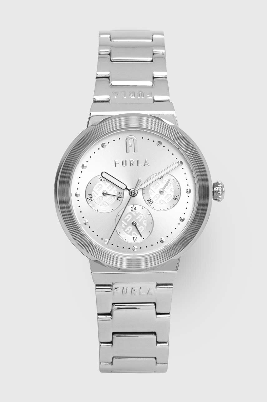

Часовник Furla дамски в сребристо, Сребърен