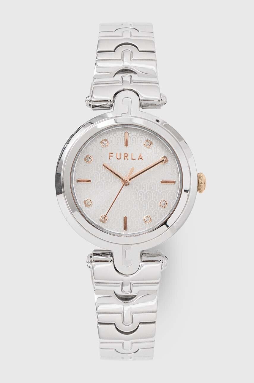 

Часовник Furla дамски в сребристо, Сребърен