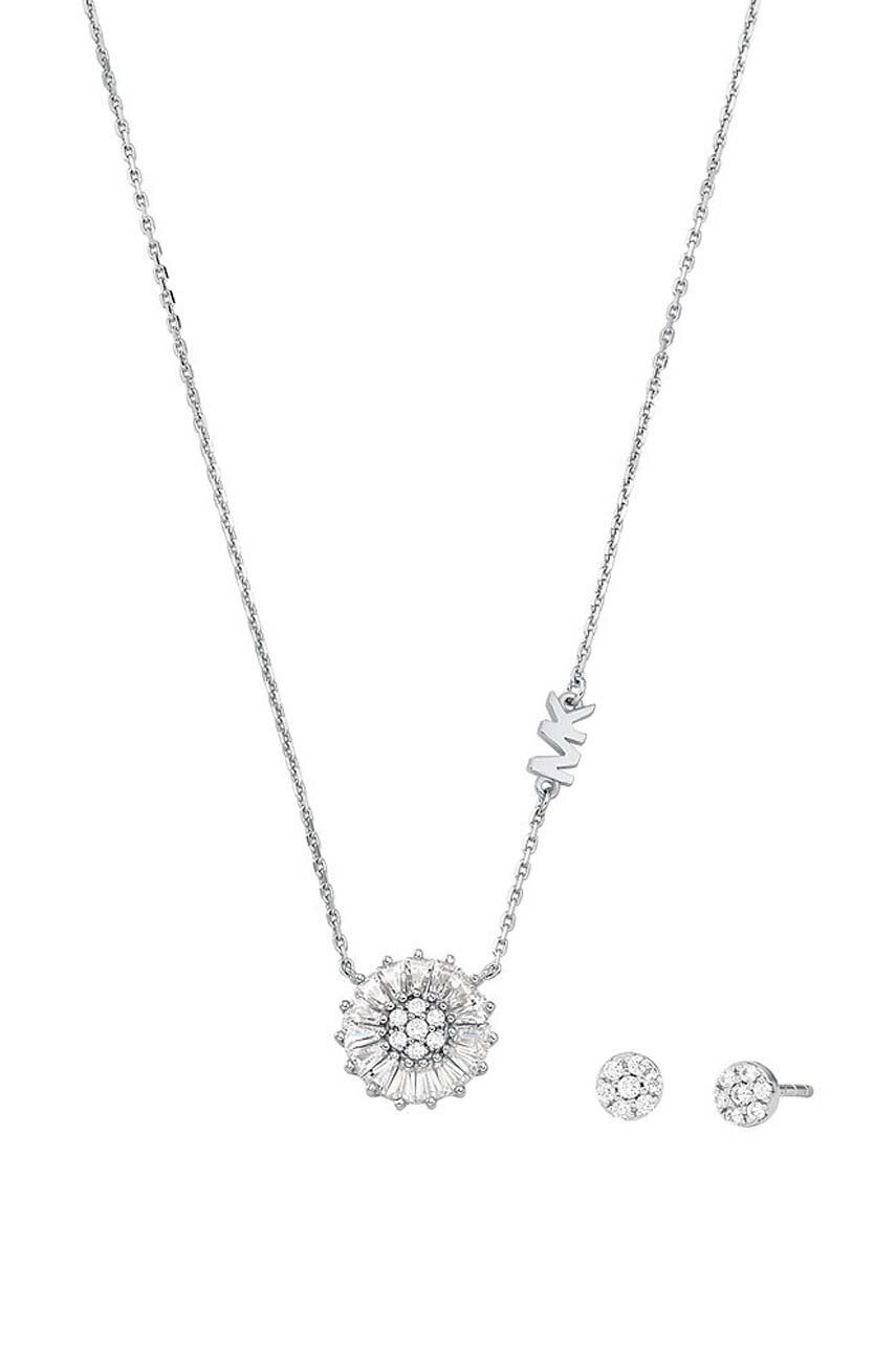 Levně Stříbrný náhrdelník a náušnice Michael Kors