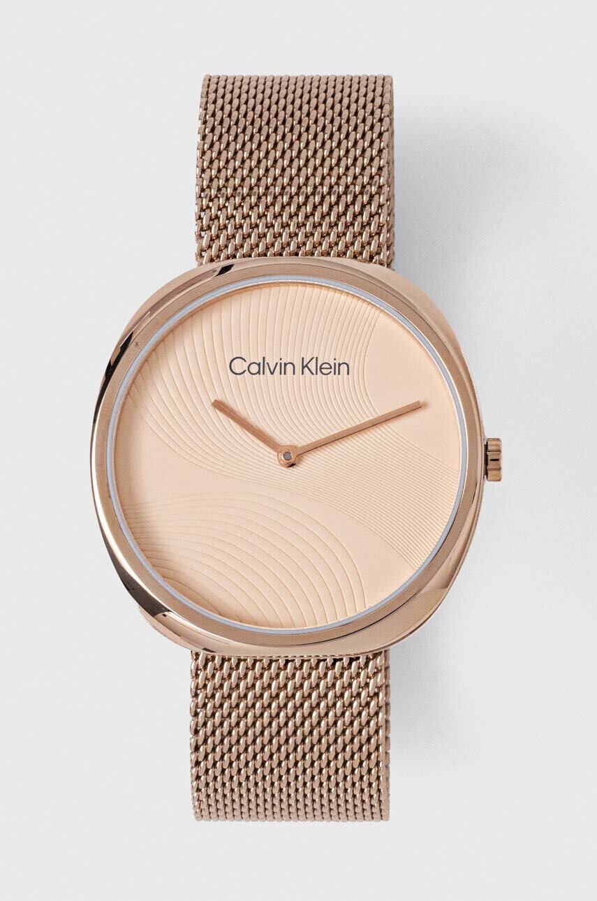 

Часовник Calvin Klein дамски в златисто, Злато