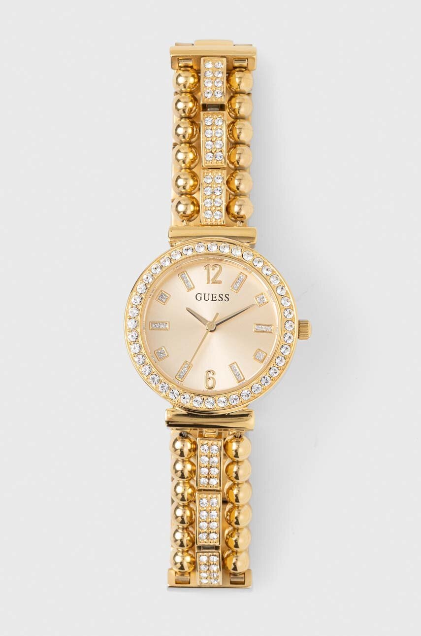 

Часовник Guess дамски в златисто, Злато