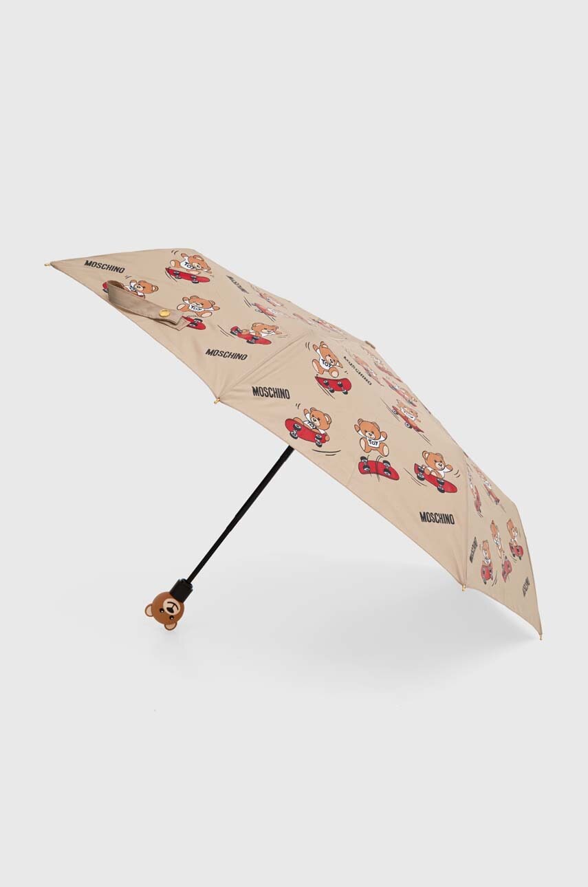 Moschino umbrela culoarea bej
