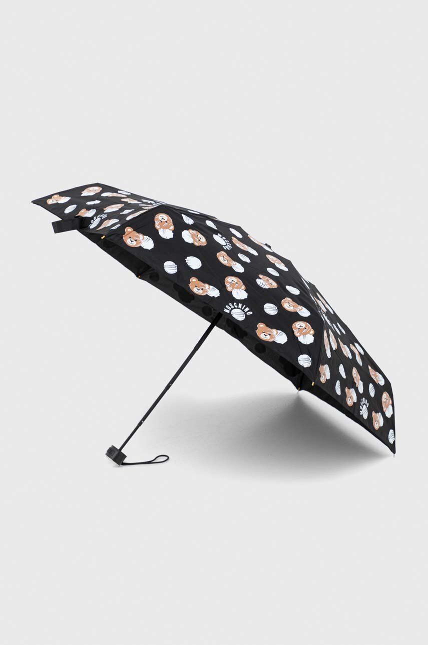 Levně Dětský deštník Moschino černá barva, 8202