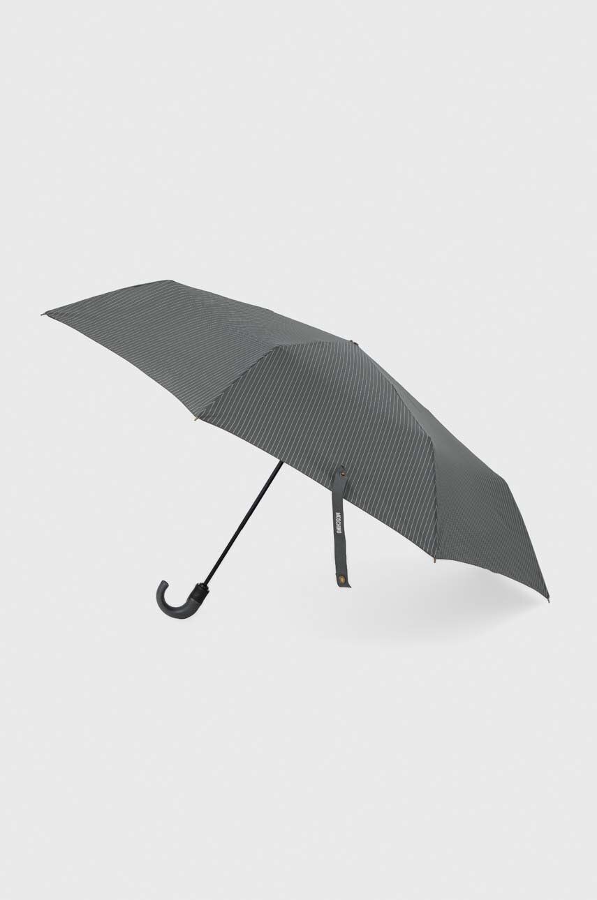 Levně Deštník Moschino šedá barva, 8509 TOPLESSA