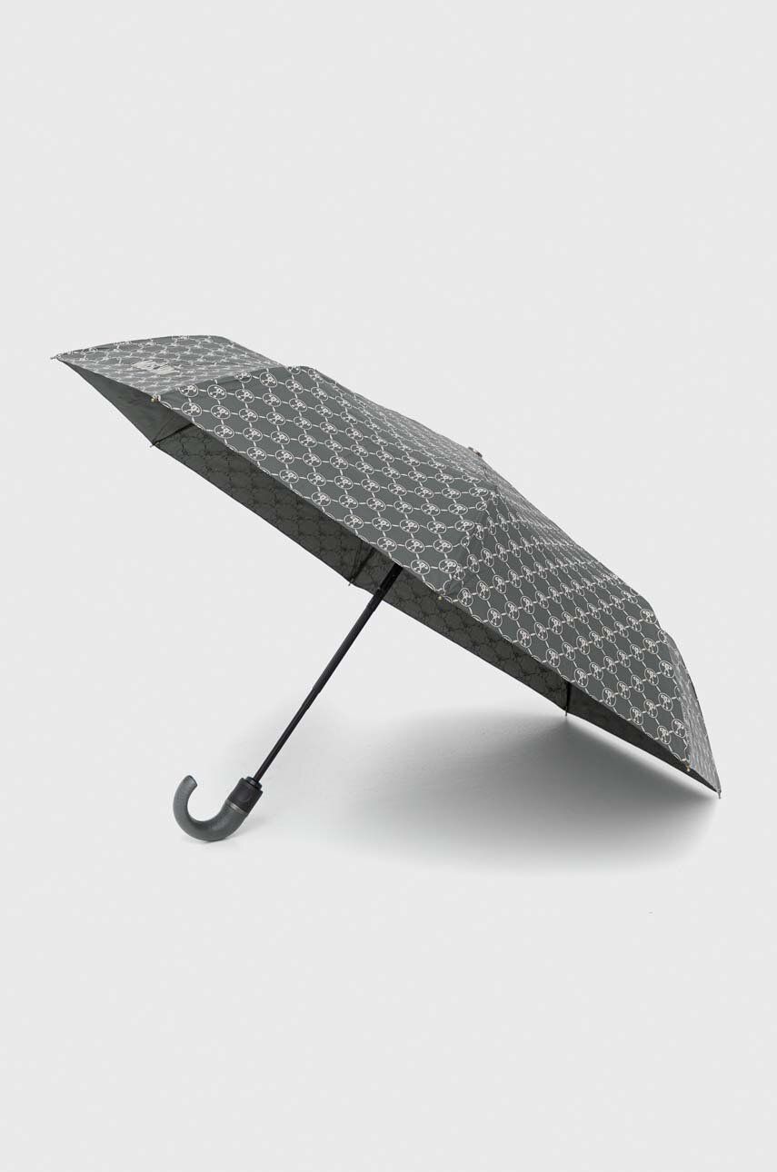 Levně Deštník Moschino šedá barva, 8271