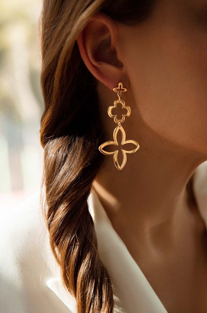 Επιχρυσωμένα σκουλαρίκια Lilou Lilia φωτογραφία