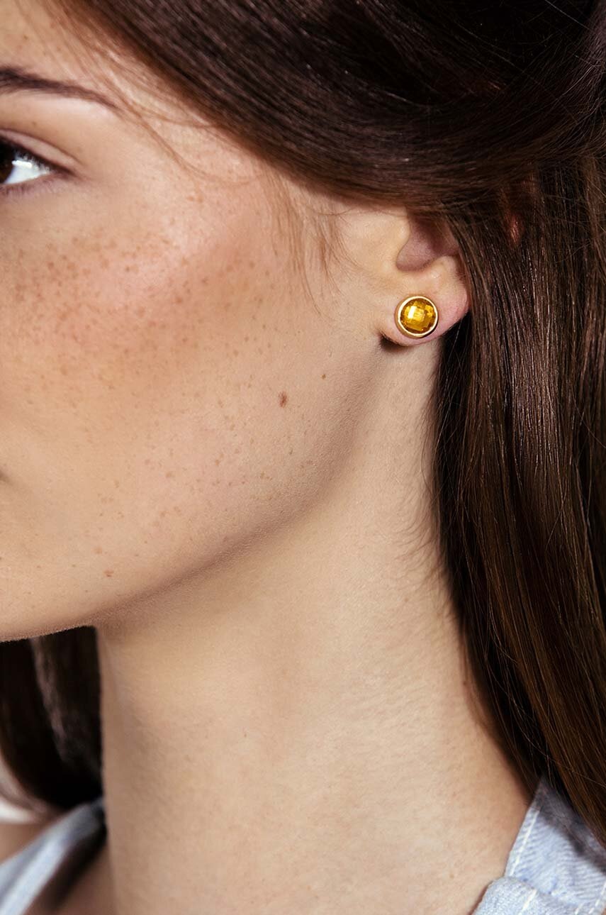 Επιχρυσωμένα σκουλαρίκια Lilou One φωτογραφία