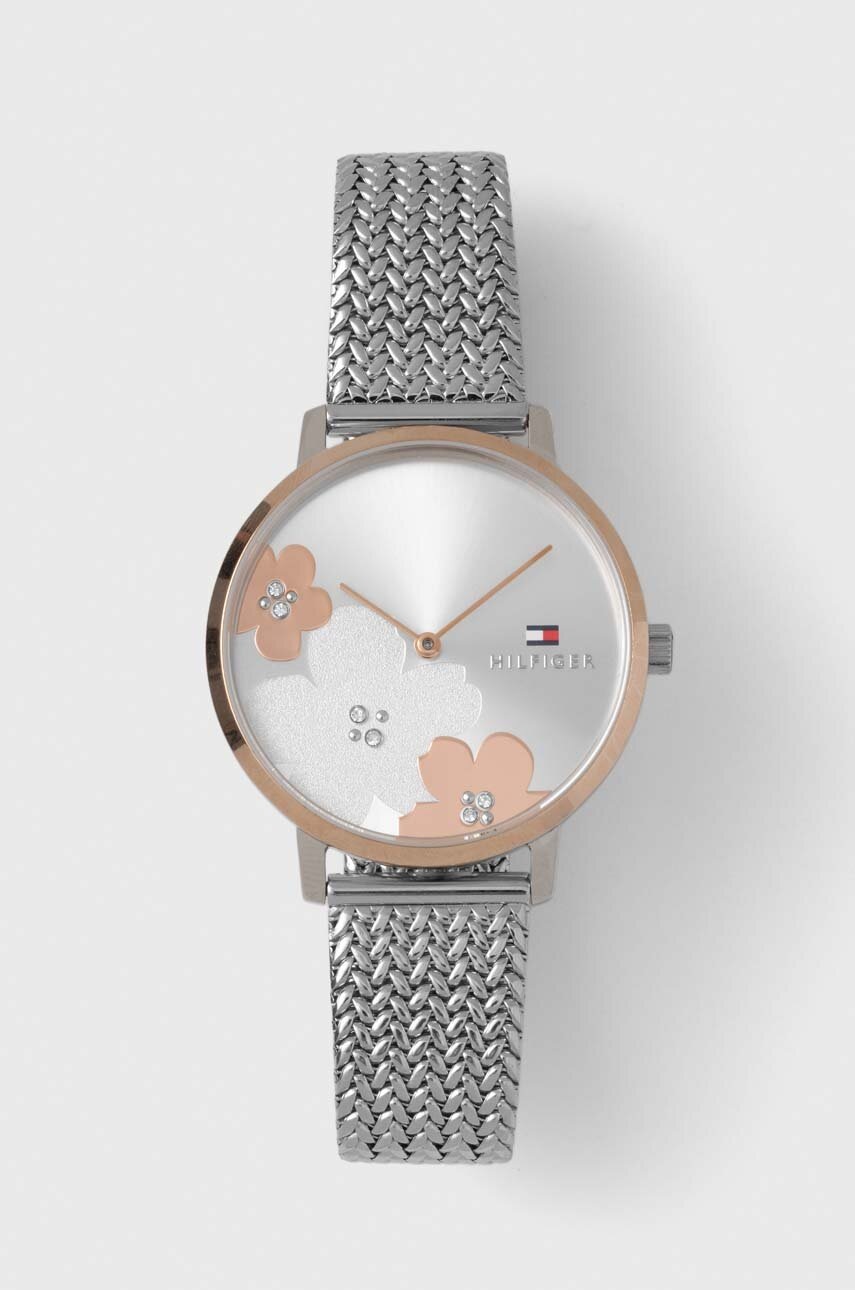 

Годинник Tommy Hilfiger 1782604 жіночий колір срібний
