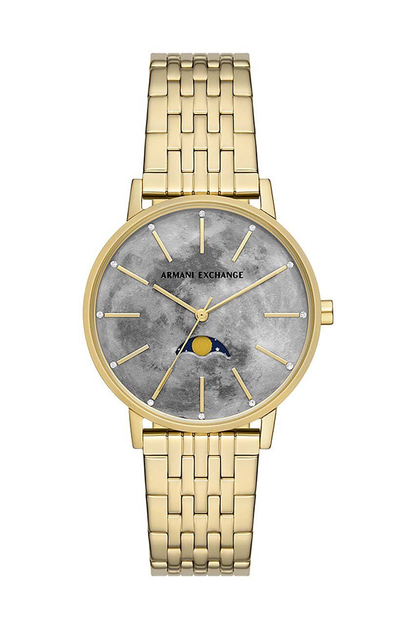 Armani Exchange ceas femei, culoarea auriu Accesorii imagine 2022 crono24.ro