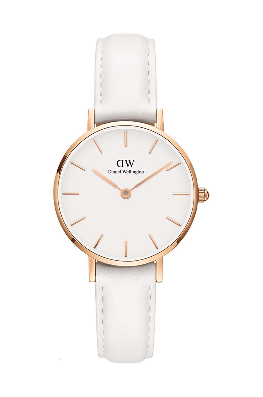 Daniel Wellington ceas Petite 28 Bondi femei, culoarea alb