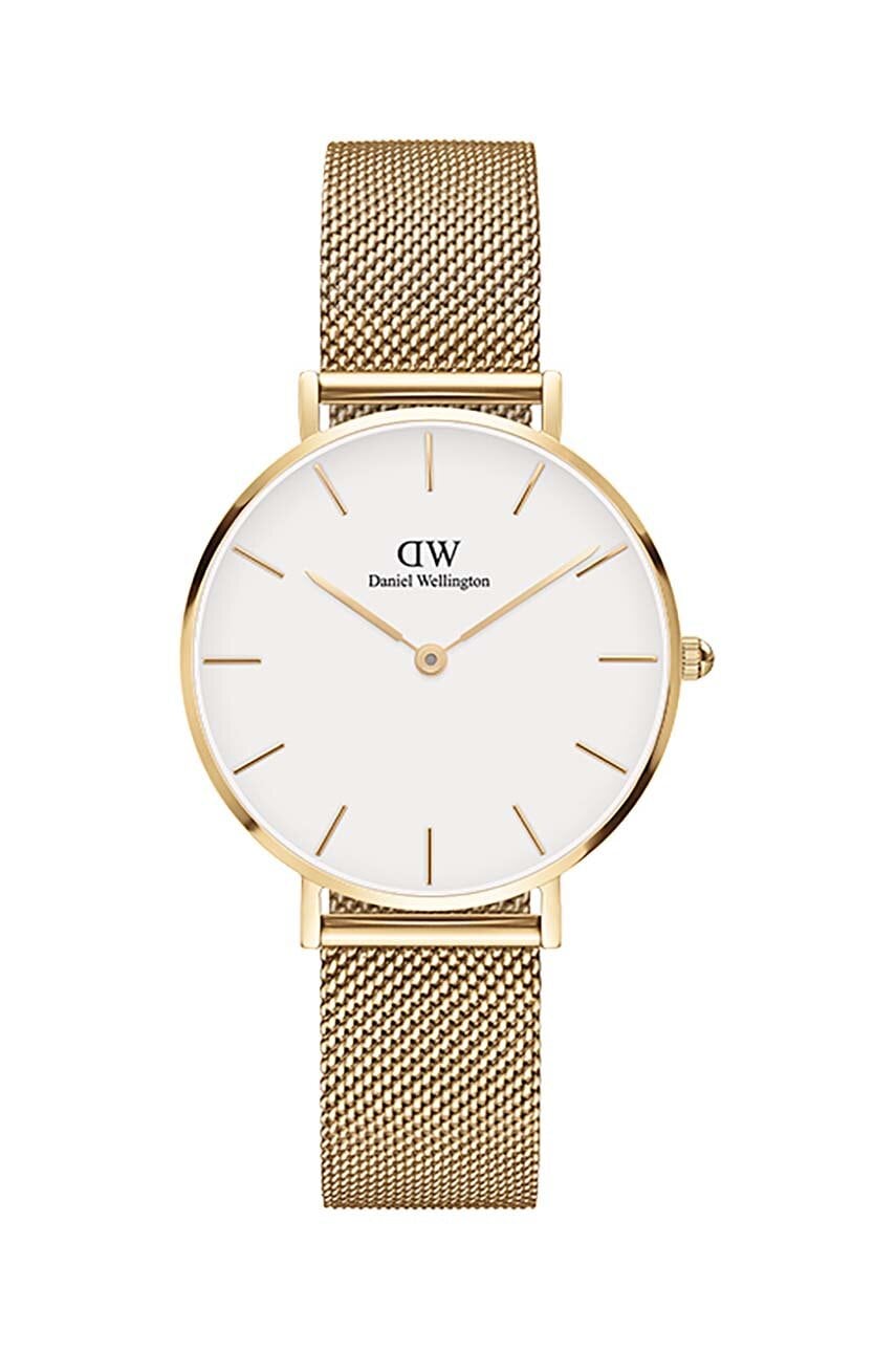 Daniel Wellington ceas Petite 32 Evergold femei, culoarea auriu