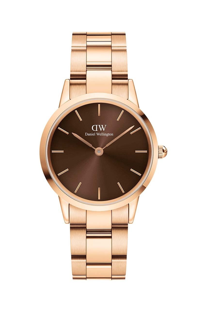 Levně Hodinky Daniel Wellington Iconic Link Amber 32 zlatá barva