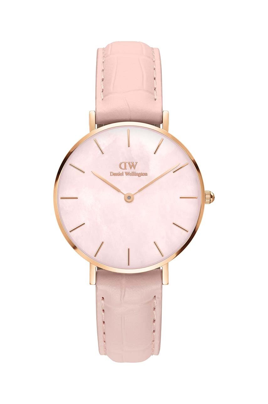 Hodinky Daniel Wellington Petite 32 Rouge růžová barva - růžová - Přírodní kůže