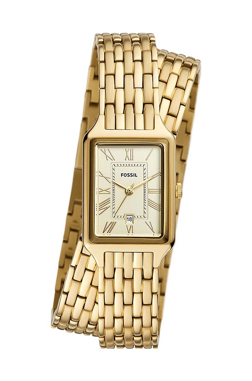 

Годинник Fossil жіночий колір золотий