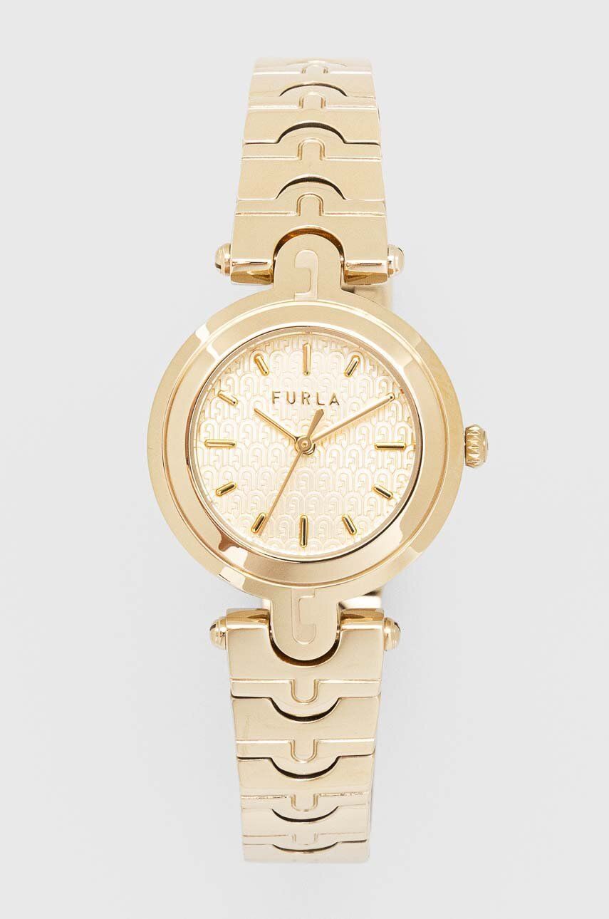 Furla ceas femei, culoarea auriu Accesorii imagine 2022 crono24.ro