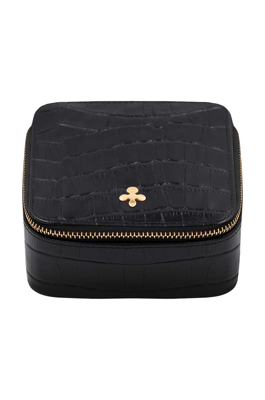 Lilou cutie de bijuterii culoarea negru Lilou cutie de bijuterii culoarea negru