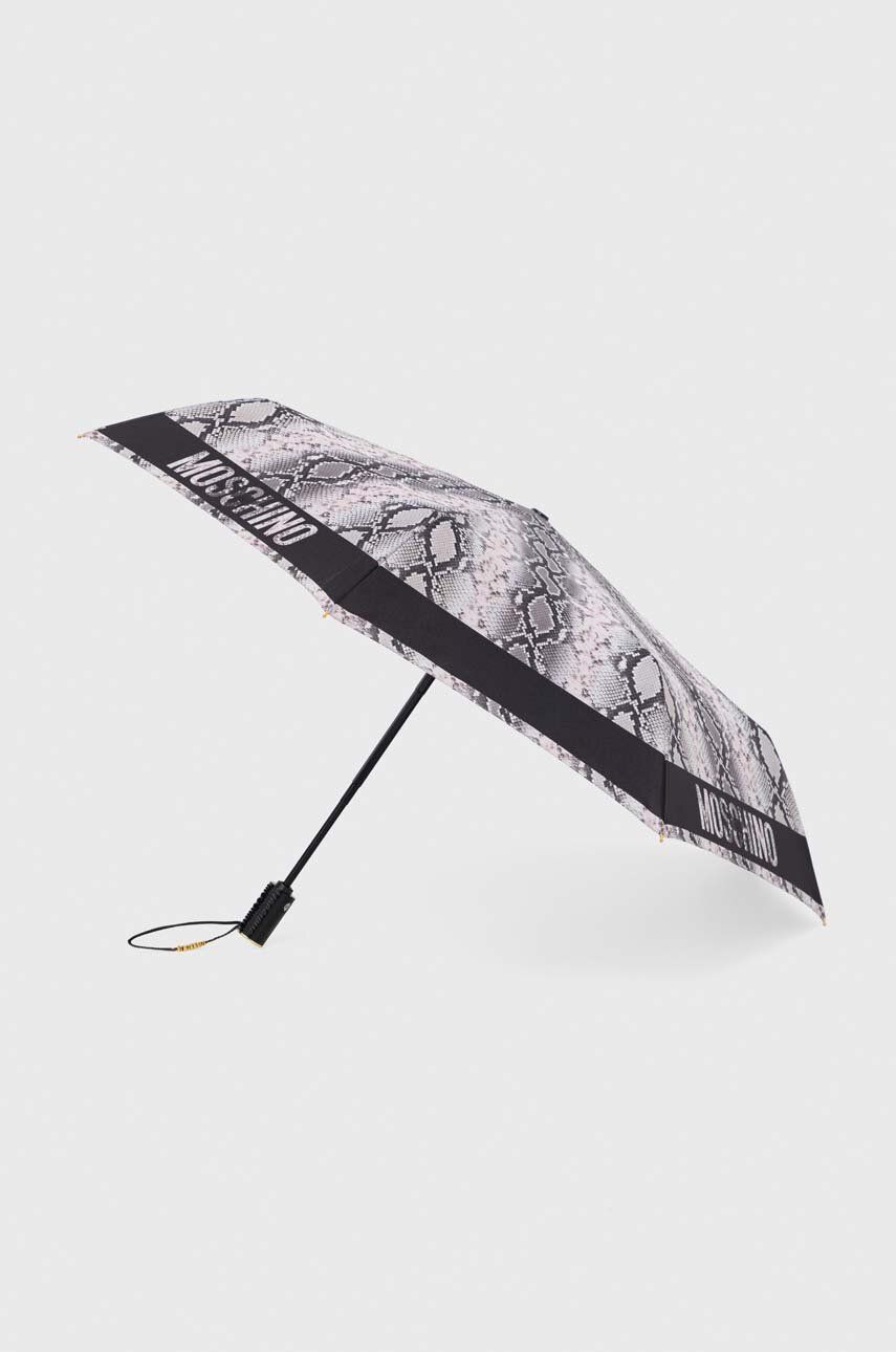 Levně Deštník Moschino černá barva, 8920 OPENCLOSEA